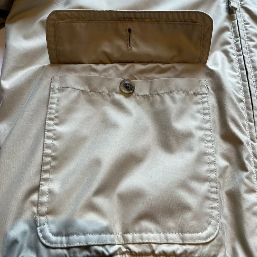 Lands' End Men's Jacket Full Zip Light Tan Size Medium(38-40)